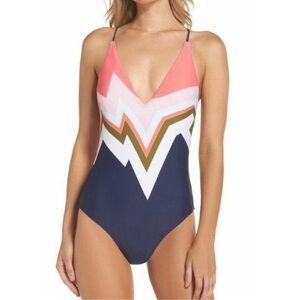 Ted Baker Mississippi Print One-Piece Swimsuit | Ted Size 1 (4 US) New.